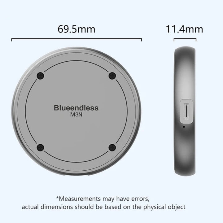 Lisslune | Blueendless M3N Magnetic M.2 2230 / 2242 NVMe SSD Enclosure 10Gbps Type-C USB3.1 SSD Enclosure For Mobile Phone