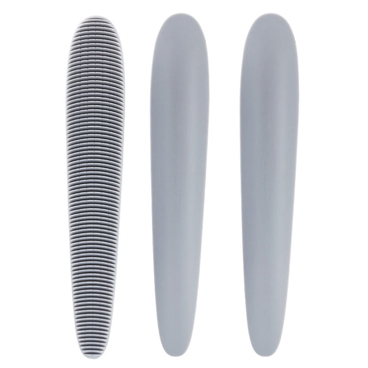 3-piece cat tongue structure grooming brush pet massage comb (Gray)