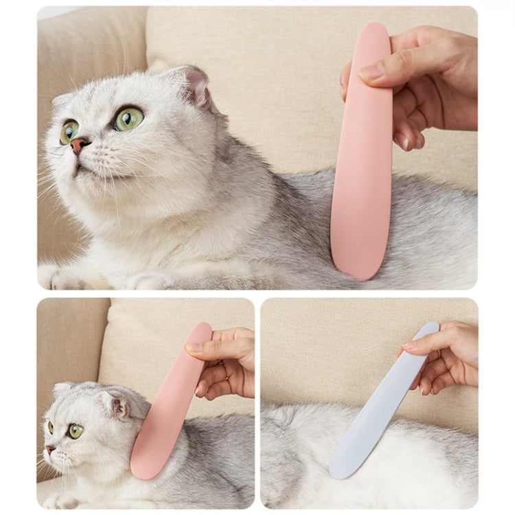 3-piece cat tongue texture care brush pet massage comb (Pink)