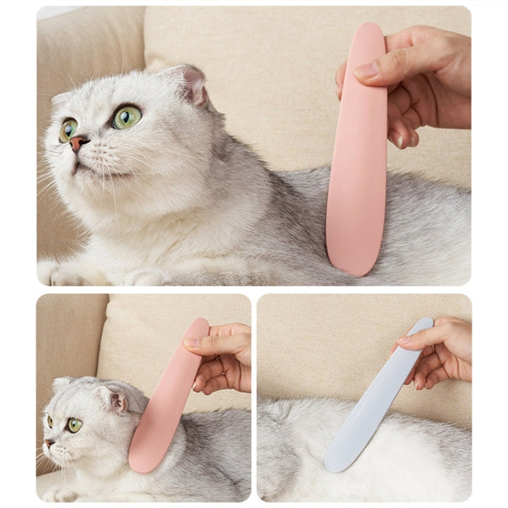 3-piece cat tongue texture care brush pet massage comb (Pink)