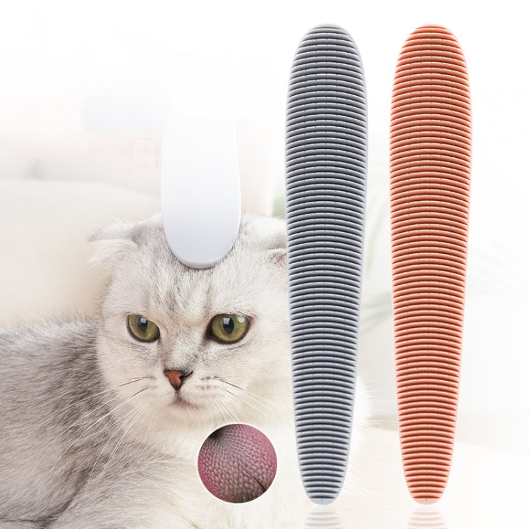 3-piece cat tongue texture care brush pet massage comb (Pink)
