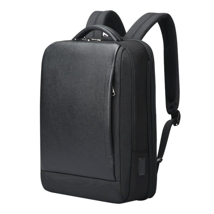 Lisslune | Bopai AL-61-122631B Large Capacity Cowhide Laptop Backpack With USB+Type-C Connection (High-End Version)