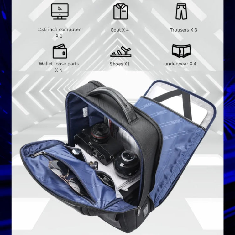Lisslune | Bopai AL-61-122631B Large Capacity Cowhide Laptop Backpack With USB+Type-C Connection (High-End Version)