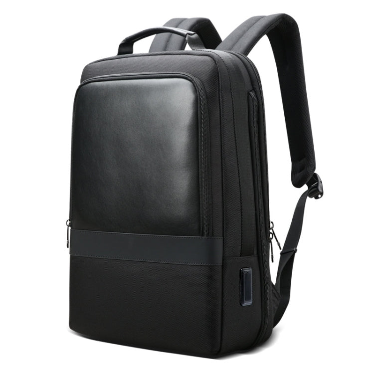 Lisslune | Bopai 61-26111 Large Capacity Business Commuter Laptop Backpack with USB+Type-C Connection (Black)