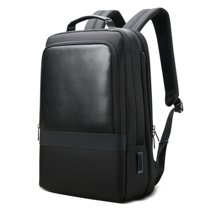 Lisslune | Bopai 61-26111 Large Capacity Business Commuter Laptop Backpack with USB+Type-C Connection (Black)