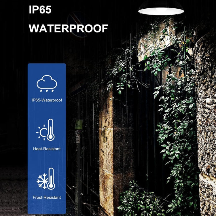 Lisslune | IP65 Waterproof Outdoor Solar LED Pendant Light Indoor Lighting, Specification: Double White Light with Remote Control
