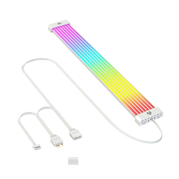 Lisslune | AOSOR AL300 Computer Glow Line ARGB Neon Cable Motherboard Case Light Strip Light Plate Decoration (White)