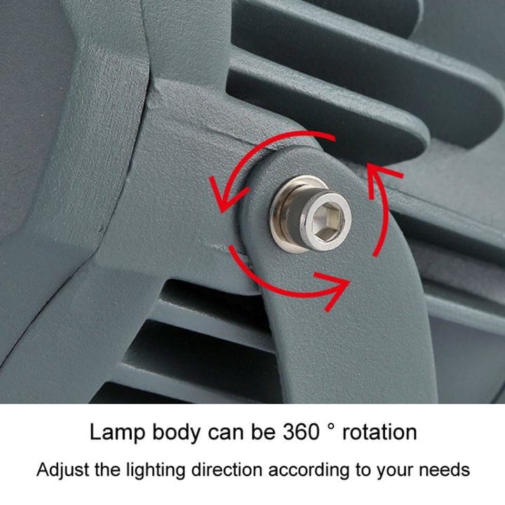 Lisslune | LED Floodlight COB Outdoor Waterproof Spotlight Billboard Lights Garden Lamp, Color: 20W 2 Color Choice 1