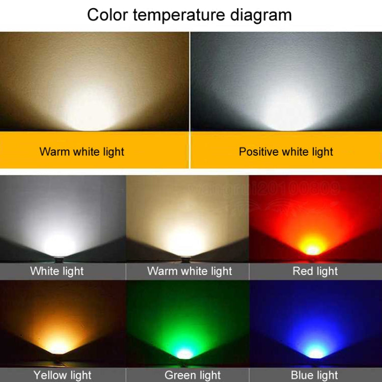 Lisslune | LED Floodlight COB Outdoor Waterproof Spotlight Billboard Lights Garden Lamp, Color: 20W 2 Color Choice 1