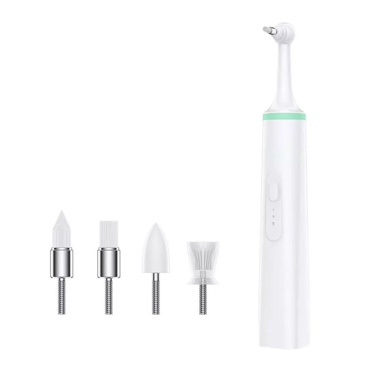 Pet Electric Toothbrush Tooth Polisher Oral Cleaning Plaque Removal Tool (Green)