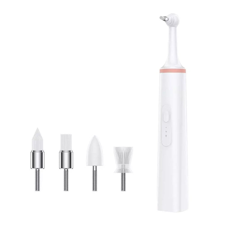 Pet Electric Toothbrush Tooth Polisher Oral Cleaning Plaque Remover Tool (Pink)