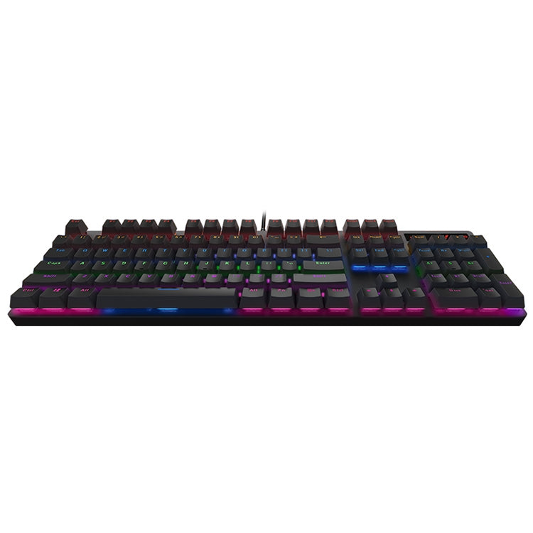 Lisslune | Rapoo V500 PRO Mixed Light 104 Keys Desktop Laptop Computer Game Esports Office Home Typing Wired Mechanical Keyboard (Tee-Shaft)