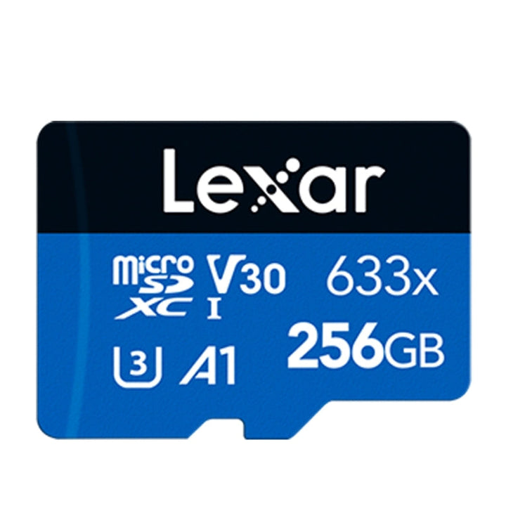 Lisslune | Lexar 633x 256GB High-Speed Mobile Camera Storage TF Card Switch Expansion Dashcam Storage Flash Memory Card