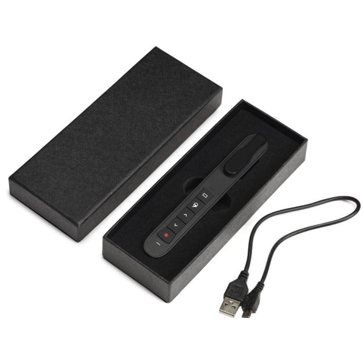 Lisslune | Rechargeable RF 2.4G Wireless Presenter with Air Mouse PowerPoint Remote