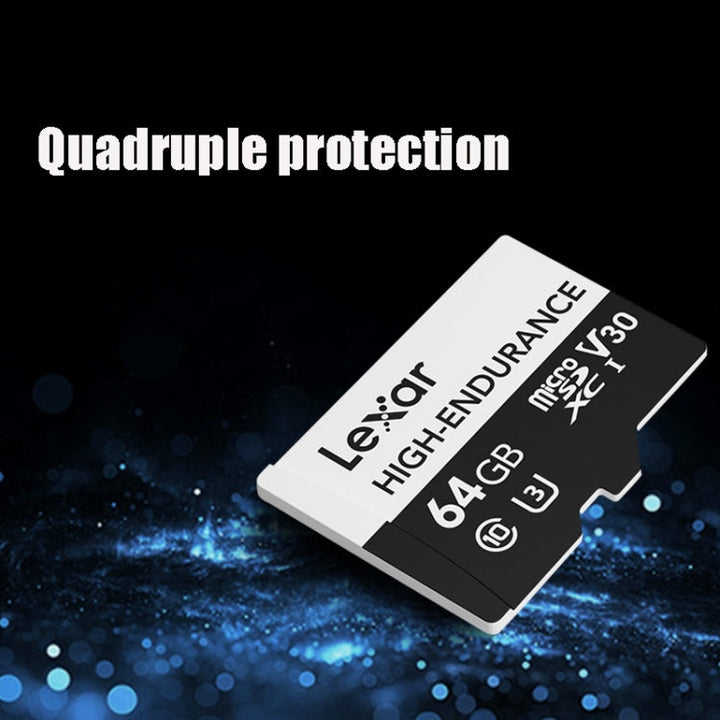 Lisslune | Lexar MicroSDHC 64GB High Performance Memory Card Dash Recorder Security Monitoring TF Card Video Card