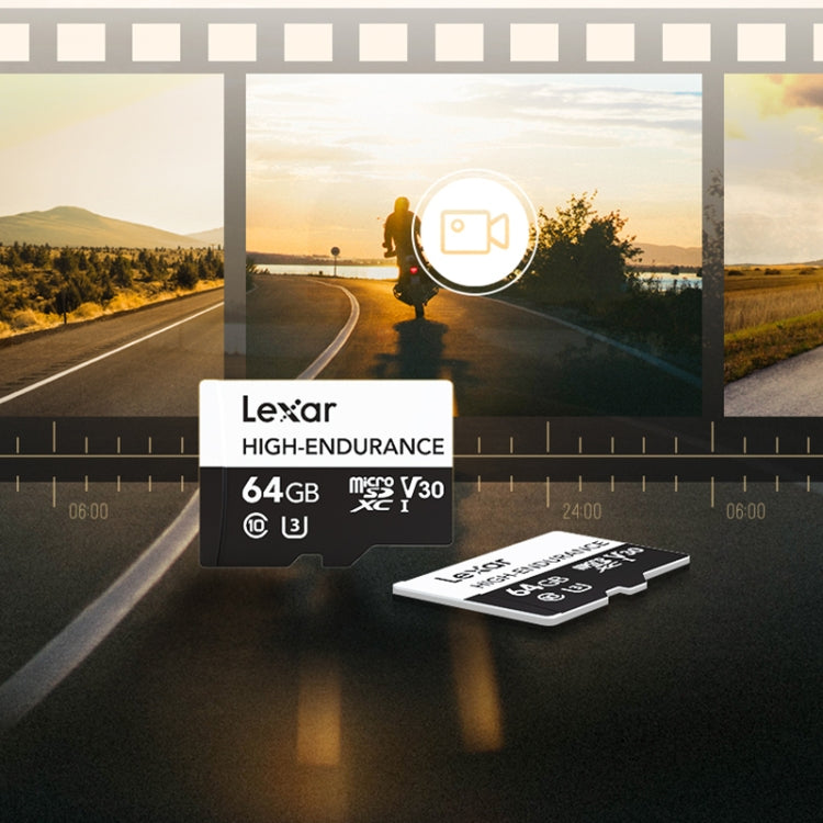 Lisslune | Lexar MicroSDHC 64GB High Performance Memory Card Dash Recorder Security Monitoring TF Card Video Card
