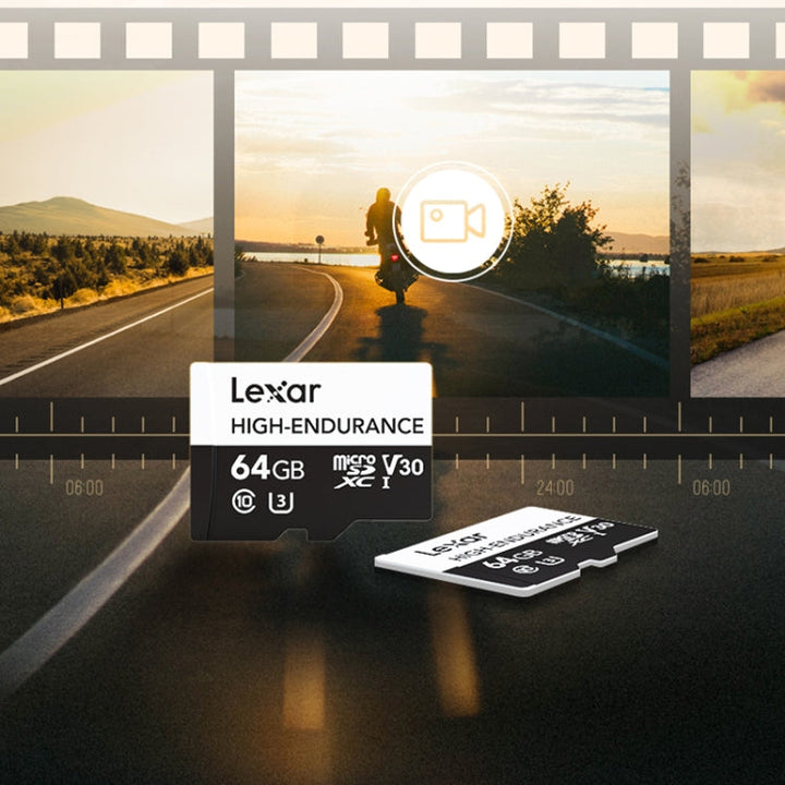 Lisslune | Lexar MicroSDHC 64GB High Performance Memory Card Dash Recorder Security Monitoring TF Card Video Card