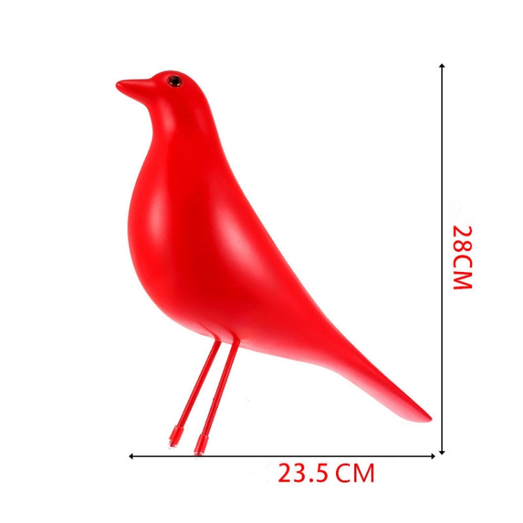 Lisslune | Resin Craft Bird Figurine Office Ornaments Home Decoration Accessories (Black)