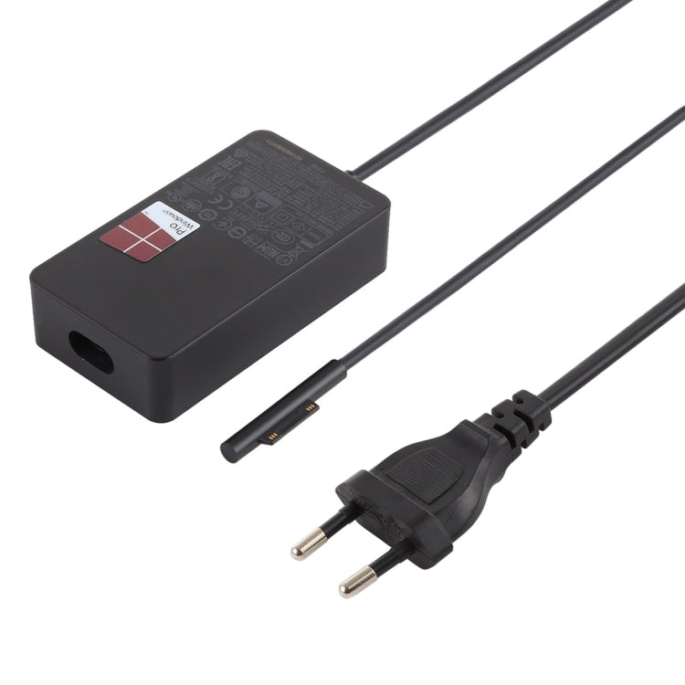 Lisslune | 44W 15V 2.58A AC Adapter Power Supply for Microsoft Surface Pro 5 1796 / 1769, EU Plug