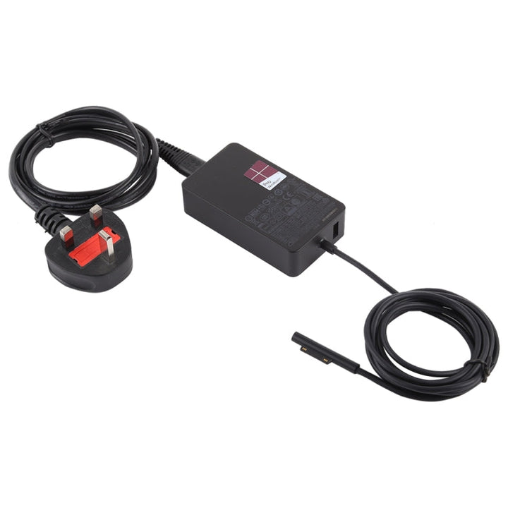 Lisslune | 44W 15V 2.58A AC Adapter Power Supply for Microsoft Surface Pro 5 1796 / 1769, UK Plug
