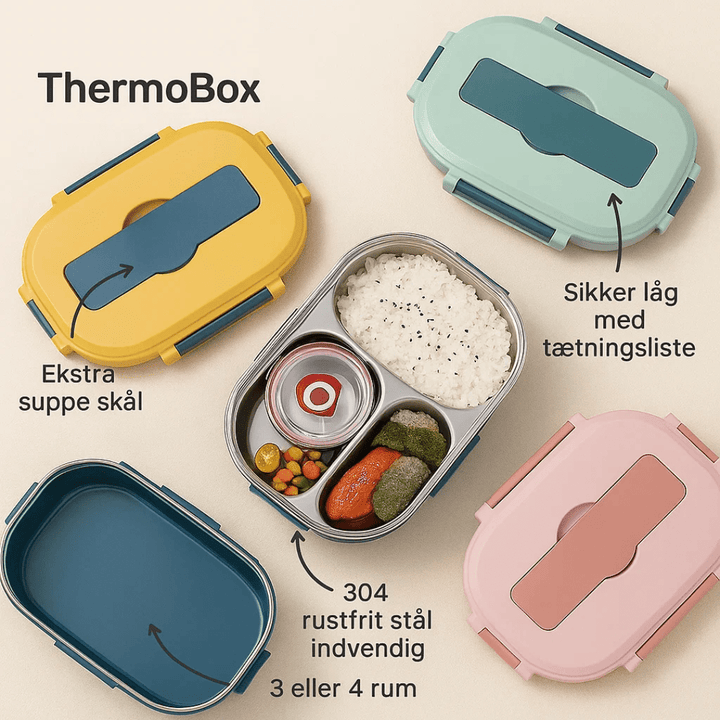 Lisslune | Stainless Steel Lunchbox with Compartments for Fresh & Organized Meals