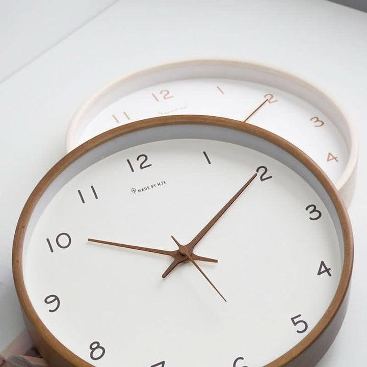Lisslune | Analog Wood Wall Clock with Silent Movement