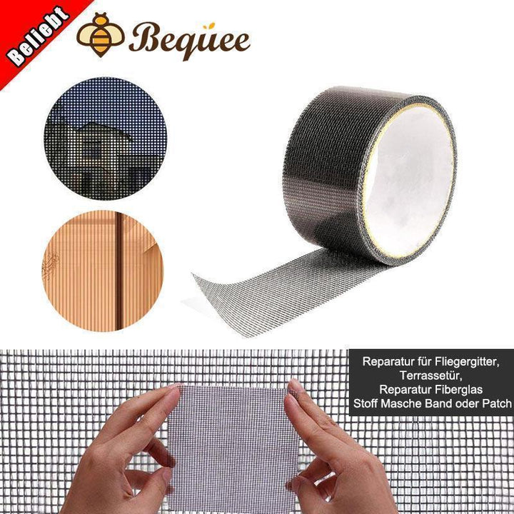 Lisslune | Bequee repair for fly screen, terrace door, repair fiberglass fabric mesh tape or patch