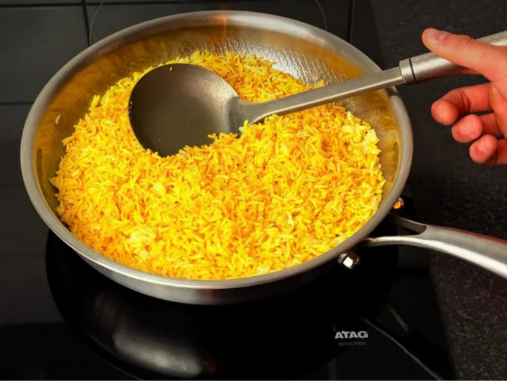 Lisslune | Titan Premium Frying Pan – Non-Coated Hammered Titanium Pan for All Hobs Including Induction