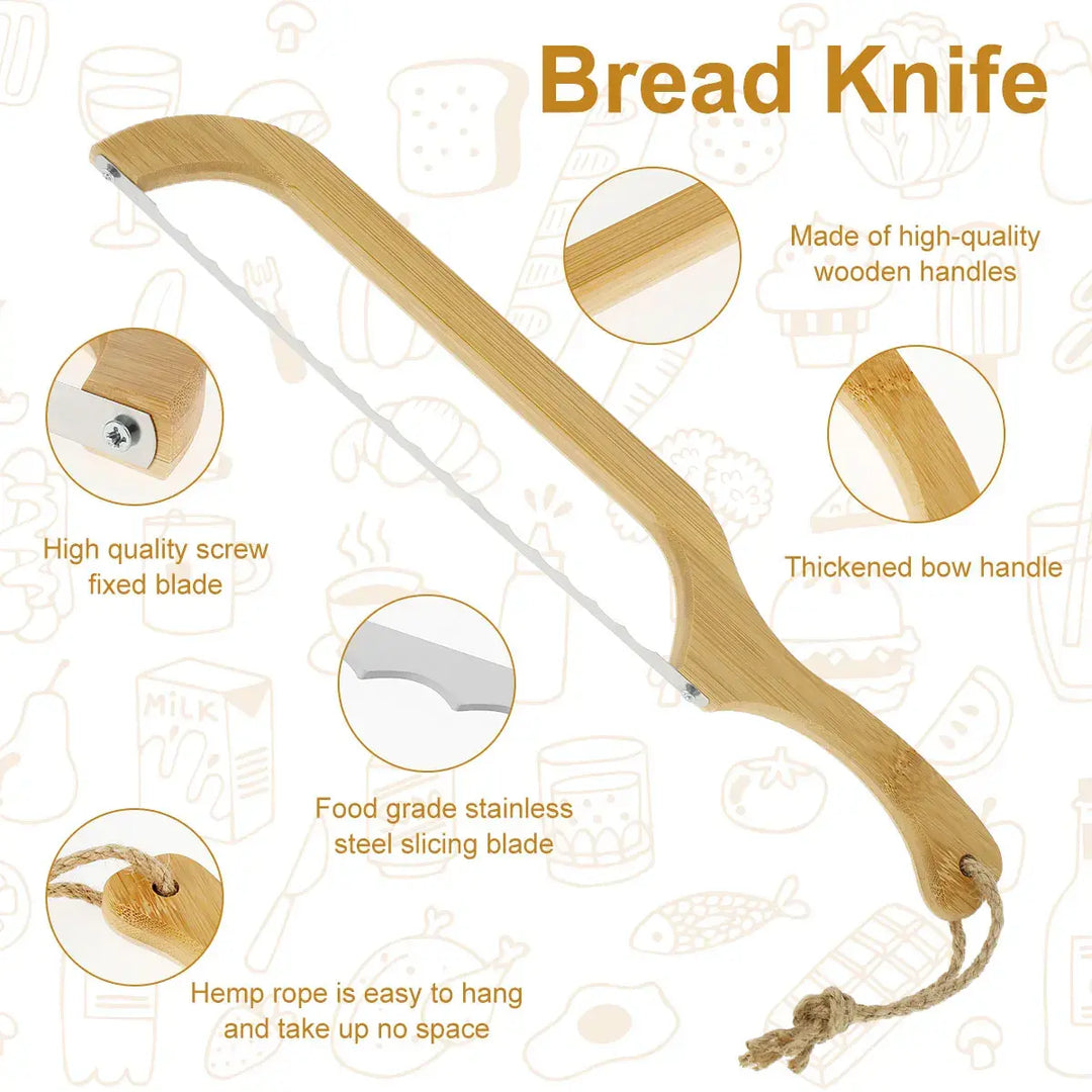 Lisslune | Perfect Bread Knife For Effortless Slicing