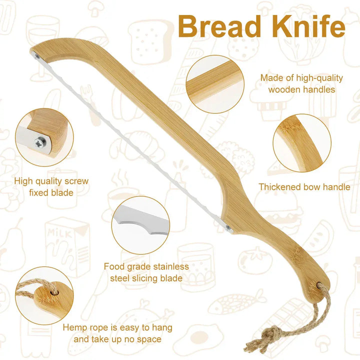 Lisslune | Perfect Bread Knife For Effortless Slicing