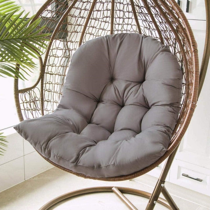Lisslune | Comfort Cushion for Garden and Swing Chair – Dark Grey – 80x120 cm – For Indoor & Outdoor