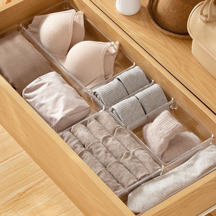 Rynx Transparent Drawer Sorting Compartment Organizer