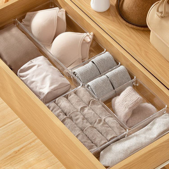 Rynx Transparent Drawer Sorting Compartment Organizer