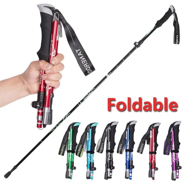 Lisslune | Ultralight Telescoping Trekking Poles for Secure Grip While Hiking