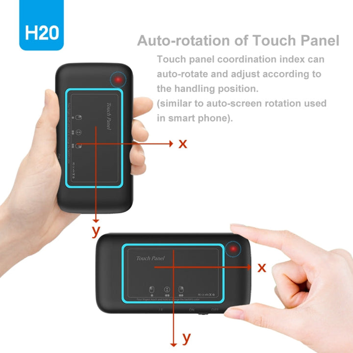 Lisslune | H20 2.4GHz Mini Smart Wireless Multi-Touch Keyboard