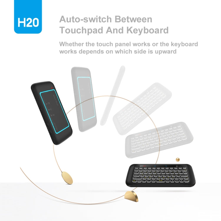 Lisslune | H20 2.4GHz Mini Smart Wireless Multi-Touch Keyboard