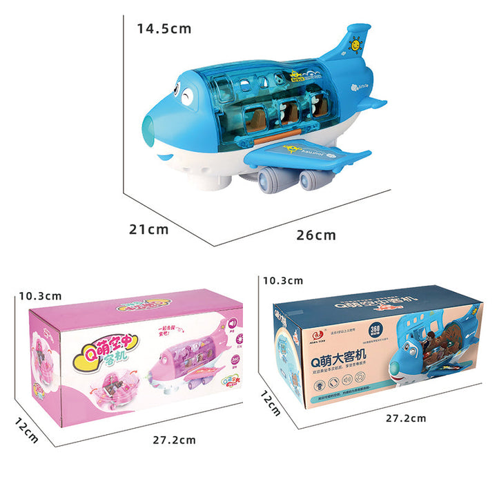 Lisslune | 360° rotatable electric airplane toy