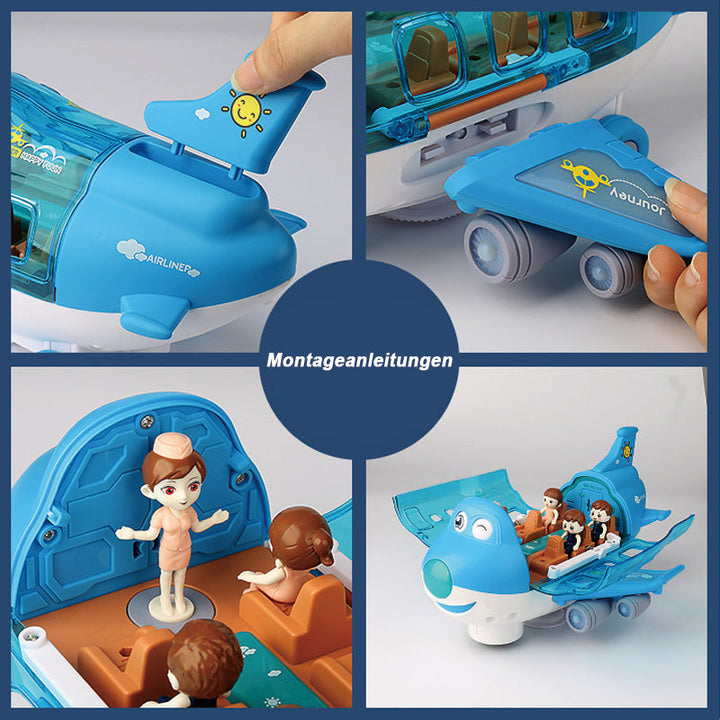 Lisslune | 360° rotatable electric airplane toy