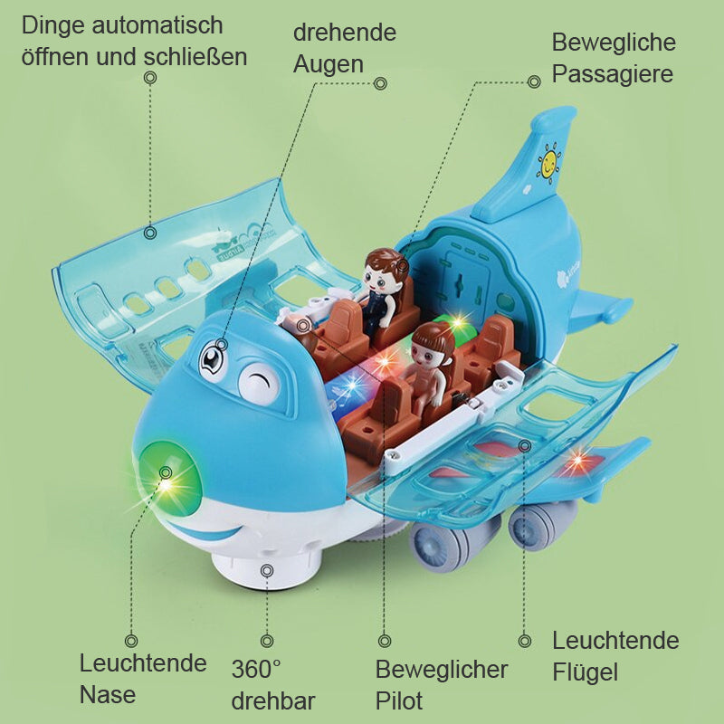 Lisslune | 360° rotatable electric airplane toy