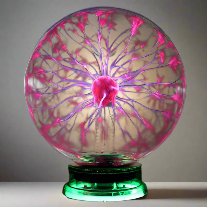 Lisslune | Plasma Globe Light | Interactive Touch-Activated LED Orb for Home Decor & Science Experiments