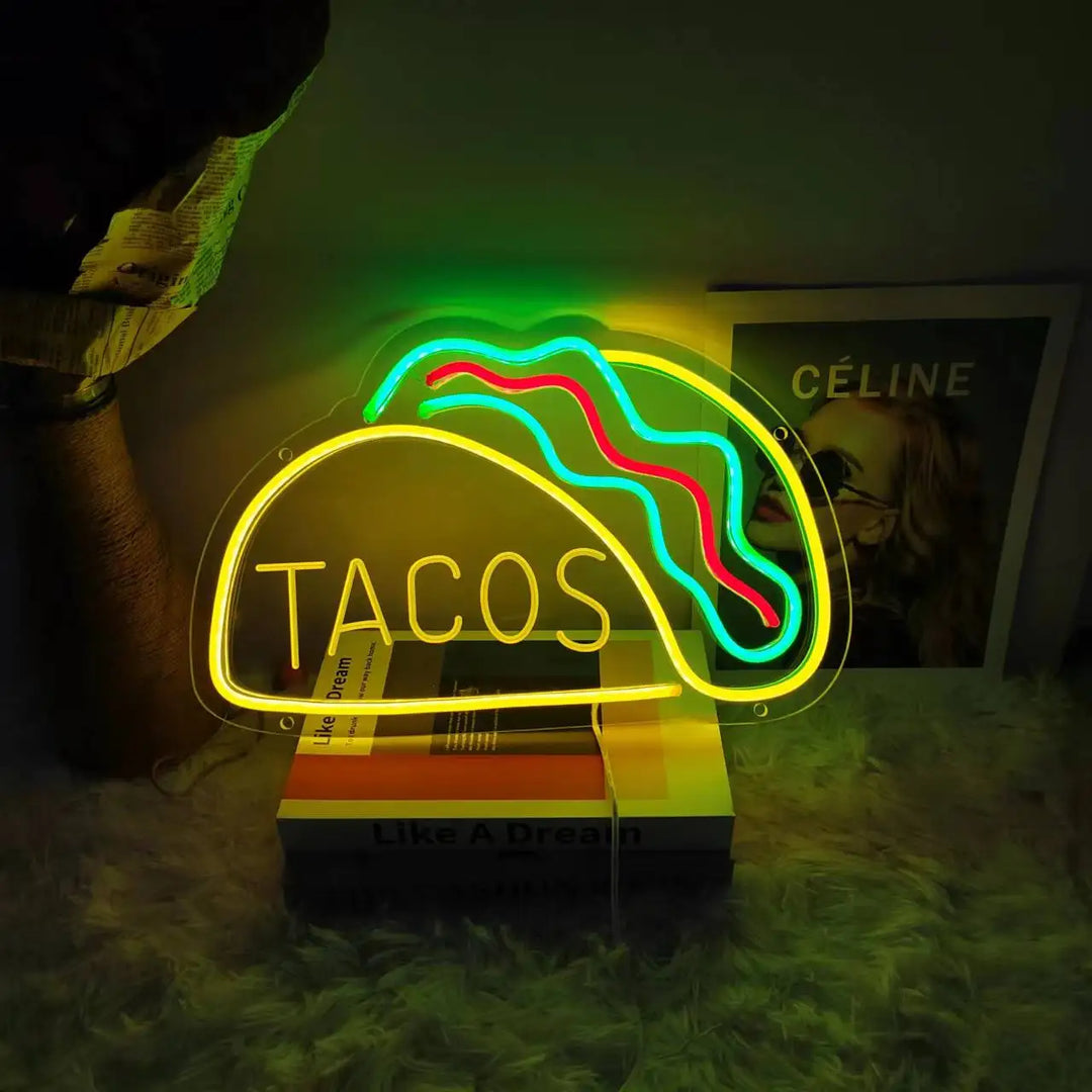 Lisslune | GlowBite Neon Fastfood Natlys – Create a trendy and fun atmosphere