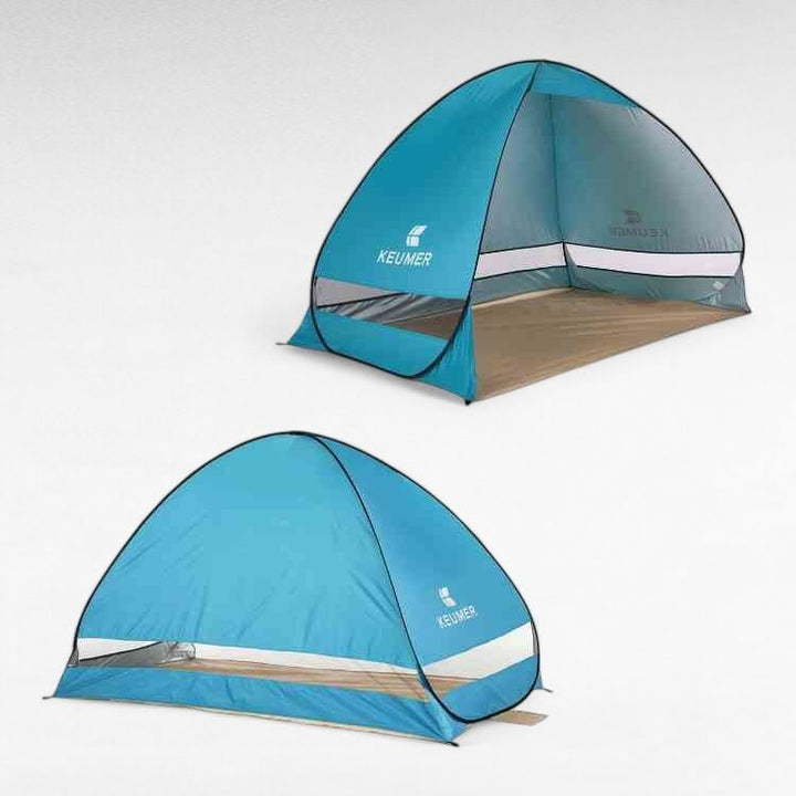 Lisslune | 4-Person Beach Pop-Up Tent for Family Camping, Outdoor Events & Quick Setup