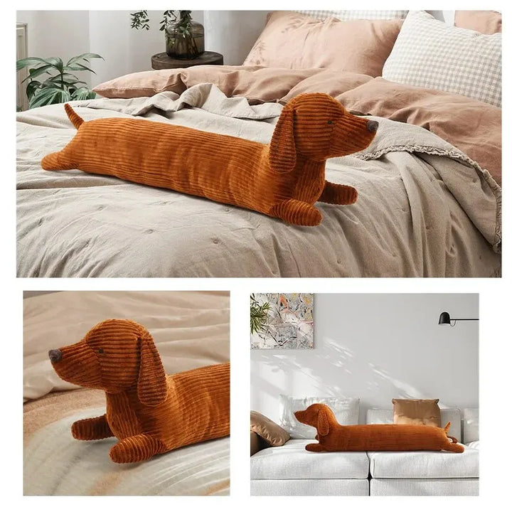 Lisslune | Dog cuddly toy - DogPillow - Fluffy - Soft and durable - Dachshund