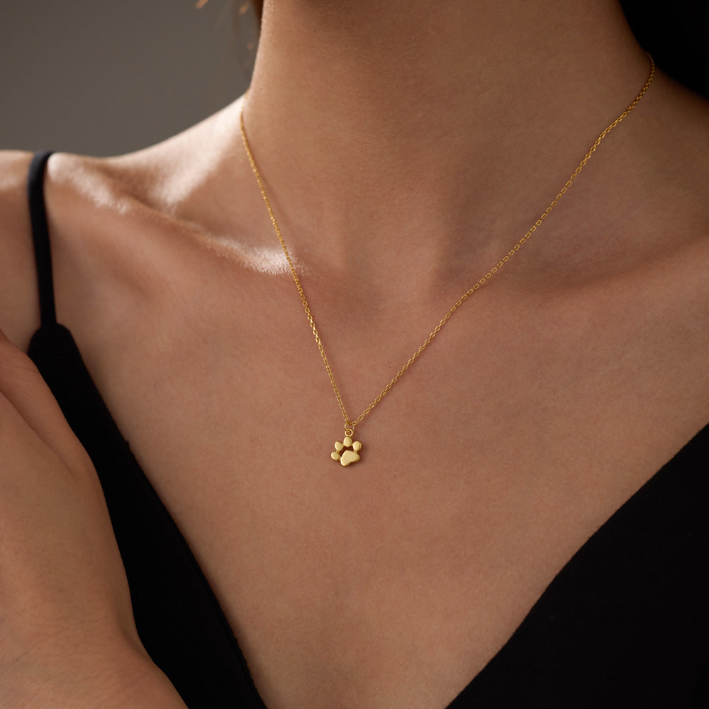 Lisslune | Delicate Paws Necklace for Animal Lovers
