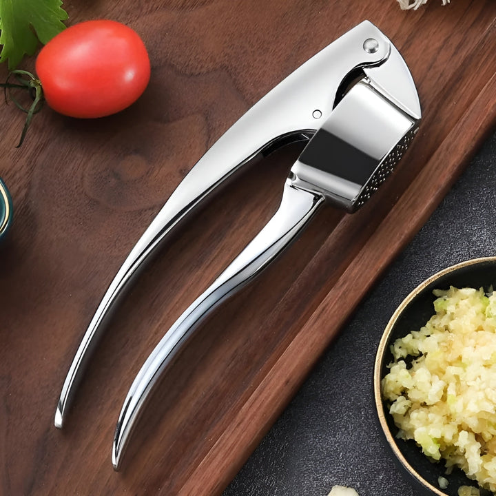 Lisslune | Minimalist Stainless Garlic Squeezer with Non-Slip Handle