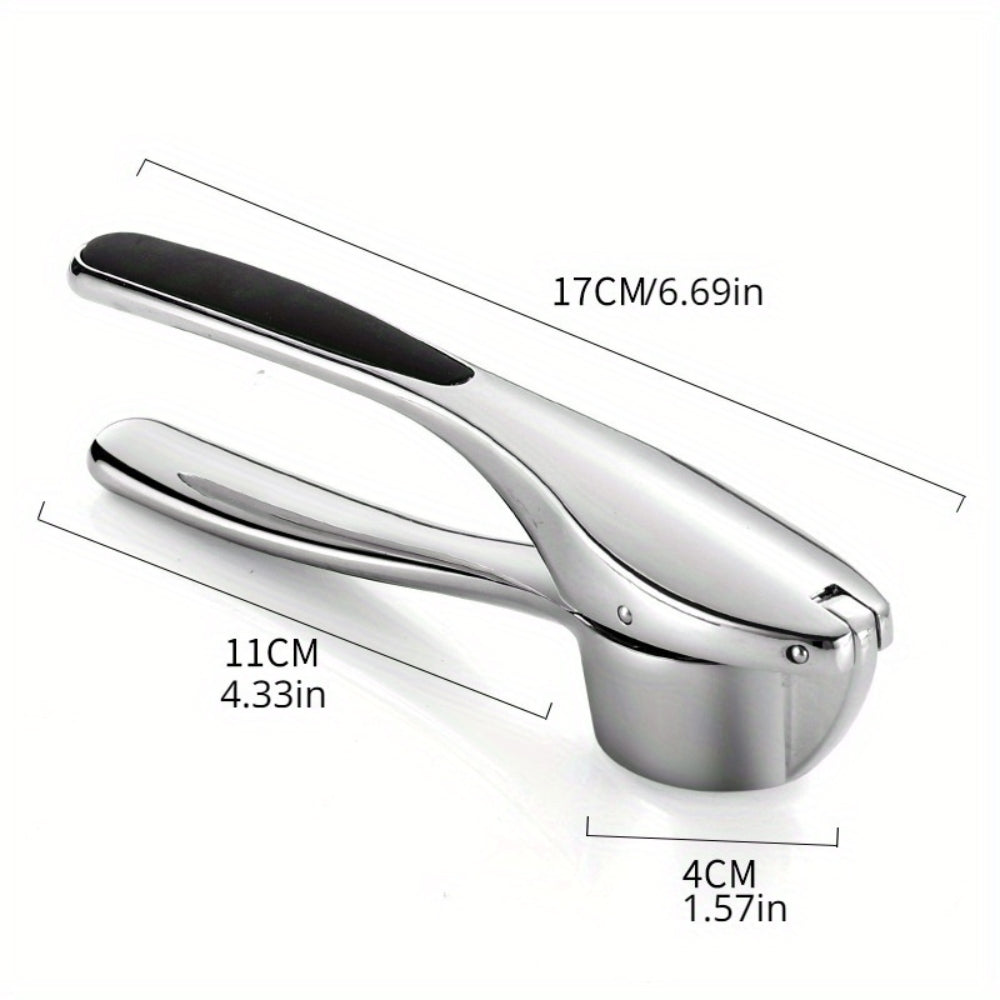 Lisslune | Minimalist Stainless Garlic Squeezer with Non-Slip Handle