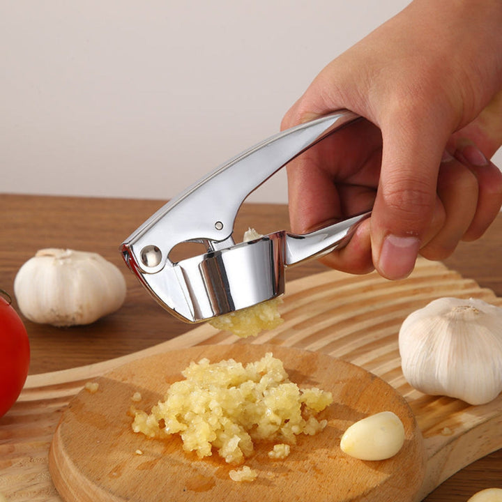 Lisslune | Minimalist Stainless Garlic Squeezer with Non-Slip Handle