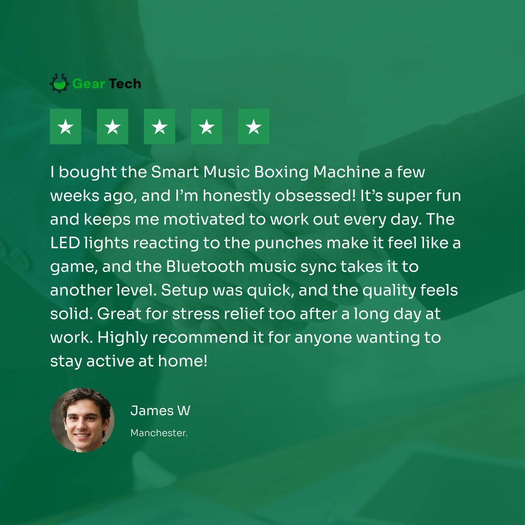 Lisslune | Music Boxing Pad with Targeting Features – Ultimate Punch Machine for Boxing Fitness