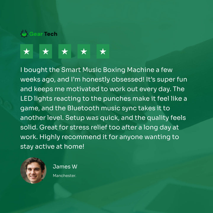 Lisslune | Music Boxing Pad with Targeting Features – Ultimate Punch Machine for Boxing Fitness