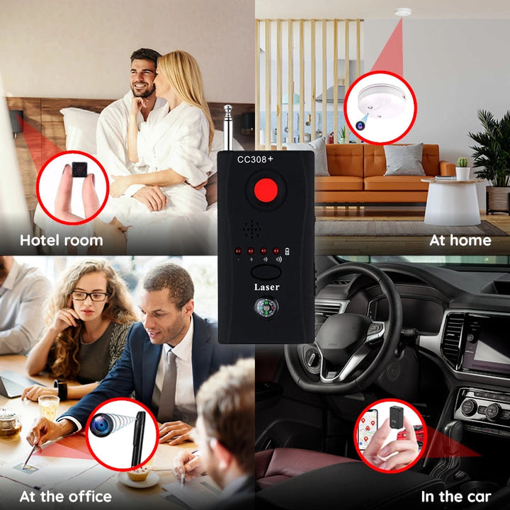 Lisslune | The Best Bug Detector - Hidden Camera and Microphones Detector